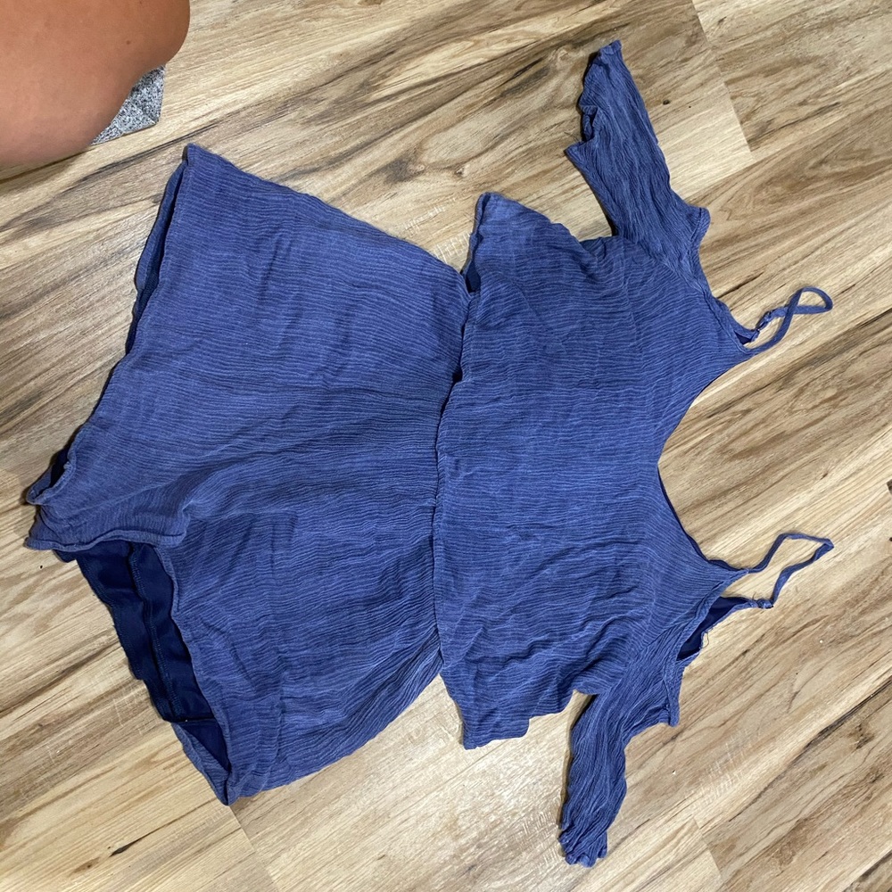 Blue romper medium